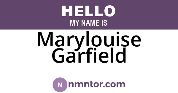 Marylouise Garfield