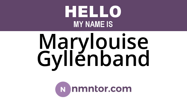 Marylouise Gyllenband