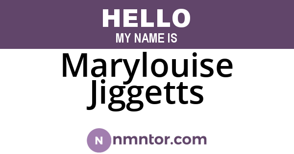 Marylouise Jiggetts
