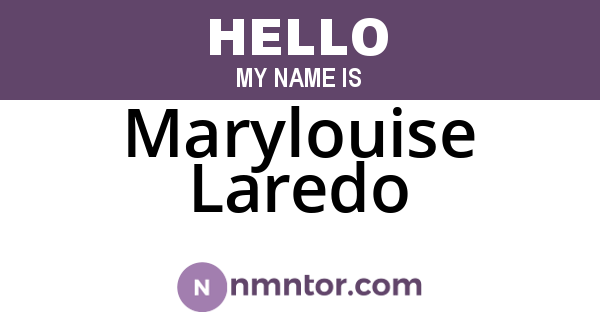 Marylouise Laredo