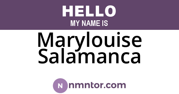 Marylouise Salamanca