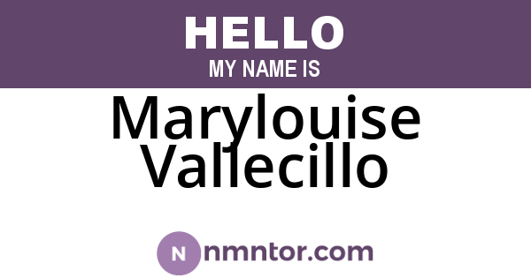 Marylouise Vallecillo