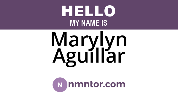 Marylyn Aguillar