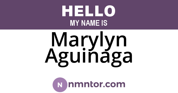 Marylyn Aguinaga