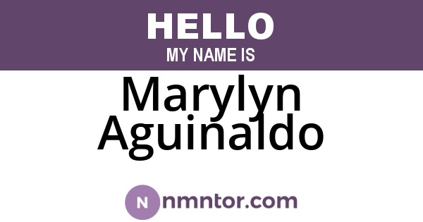 Marylyn Aguinaldo
