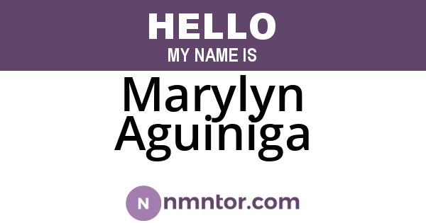 Marylyn Aguiniga