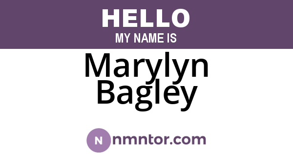Marylyn Bagley