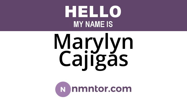 Marylyn Cajigas
