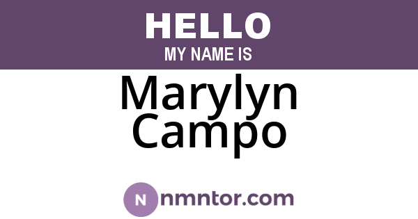 Marylyn Campo