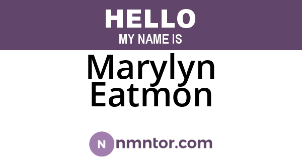 Marylyn Eatmon