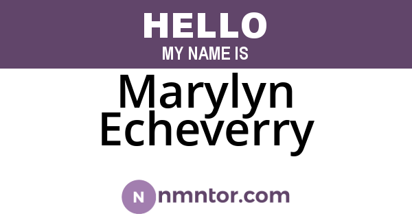 Marylyn Echeverry