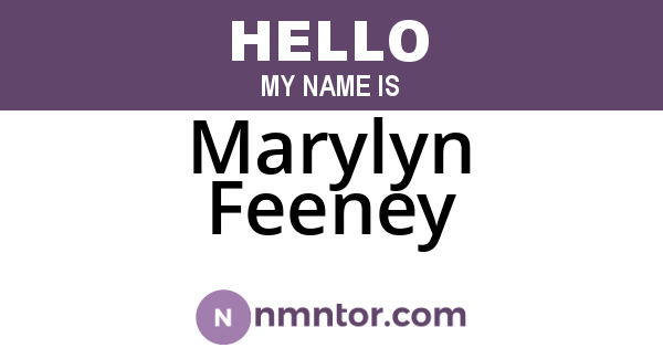 Marylyn Feeney