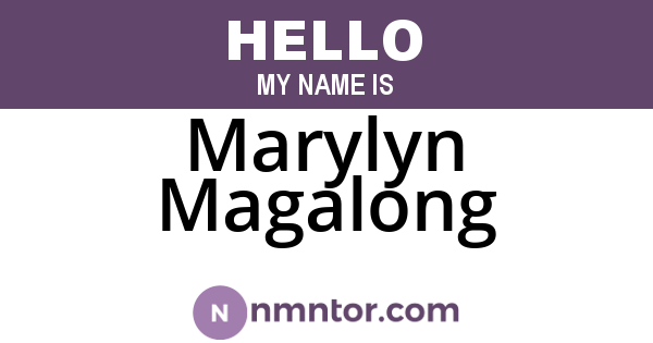 Marylyn Magalong