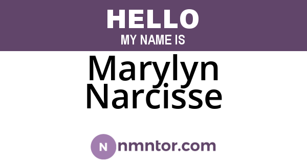 Marylyn Narcisse