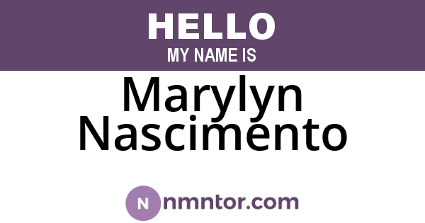 Marylyn Nascimento