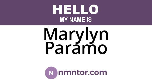 Marylyn Paramo