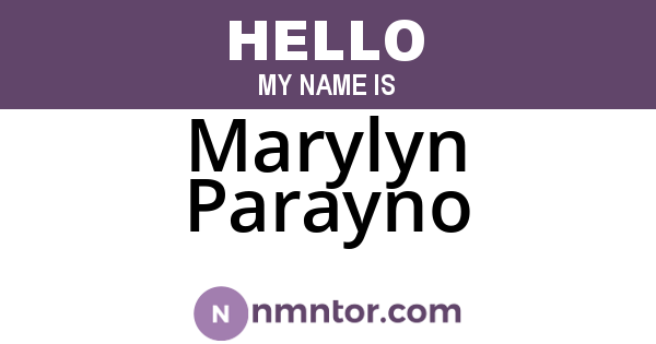 Marylyn Parayno