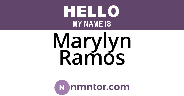 Marylyn Ramos