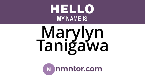 Marylyn Tanigawa