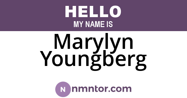 Marylyn Youngberg
