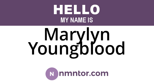 Marylyn Youngblood