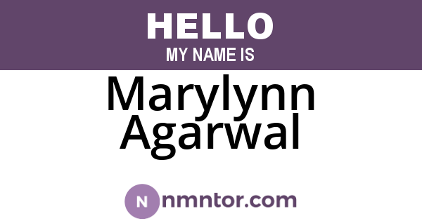 Marylynn Agarwal