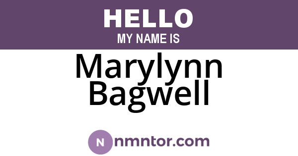 Marylynn Bagwell