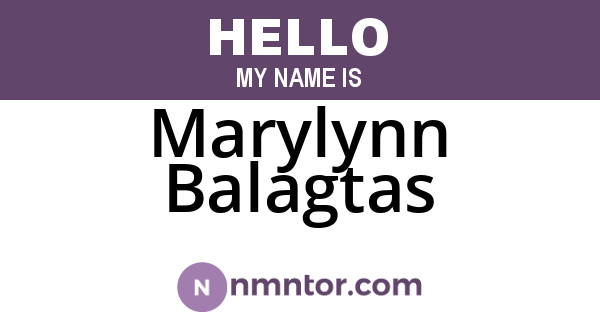 Marylynn Balagtas