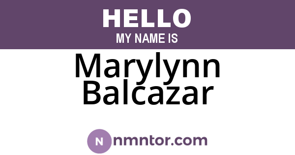 Marylynn Balcazar