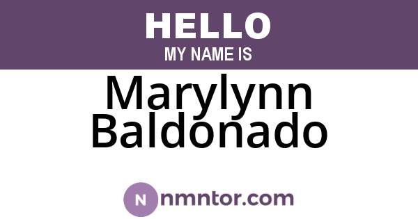 Marylynn Baldonado