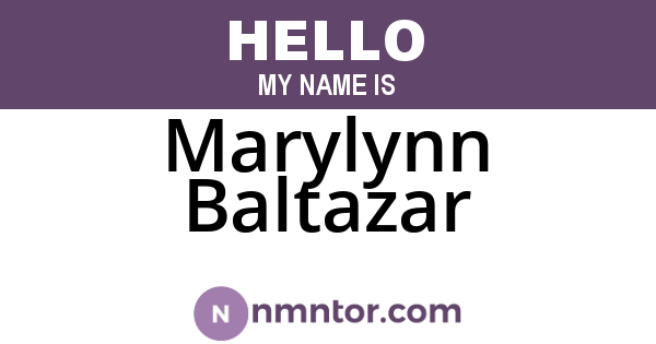 Marylynn Baltazar