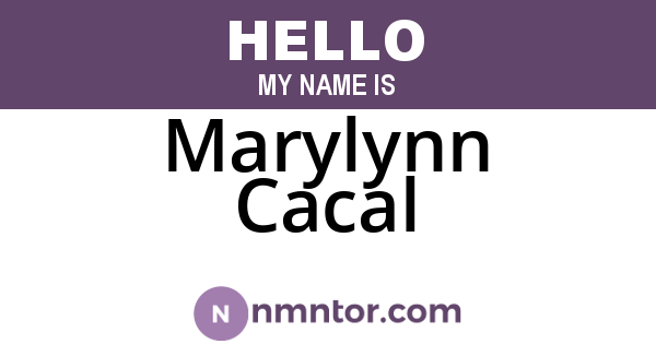 Marylynn Cacal