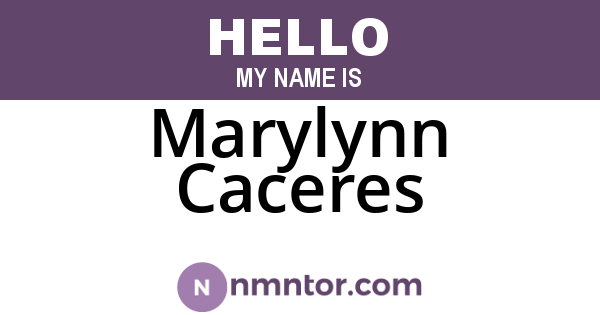 Marylynn Caceres