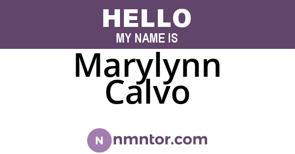 Marylynn Calvo