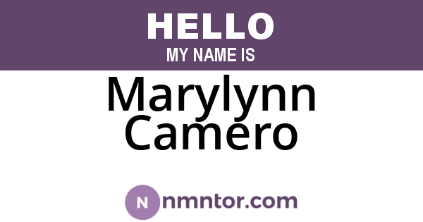 Marylynn Camero