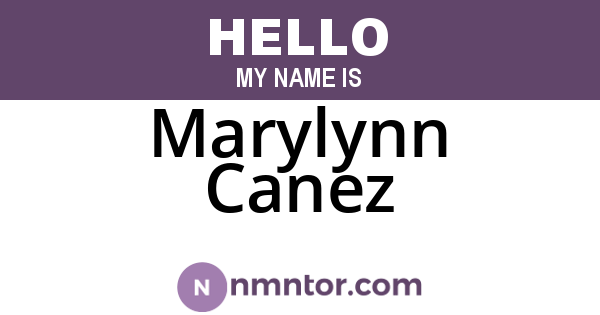 Marylynn Canez