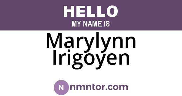 Marylynn Irigoyen