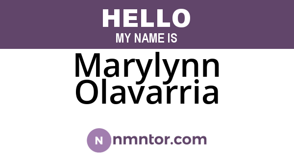 Marylynn Olavarria
