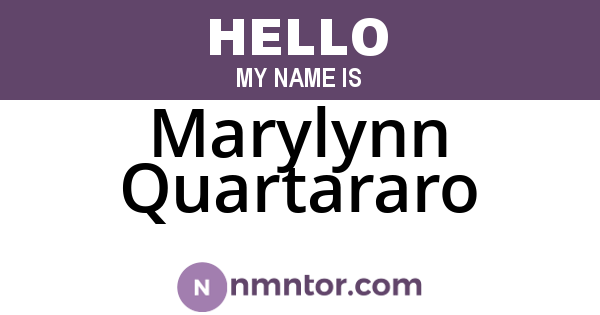 Marylynn Quartararo