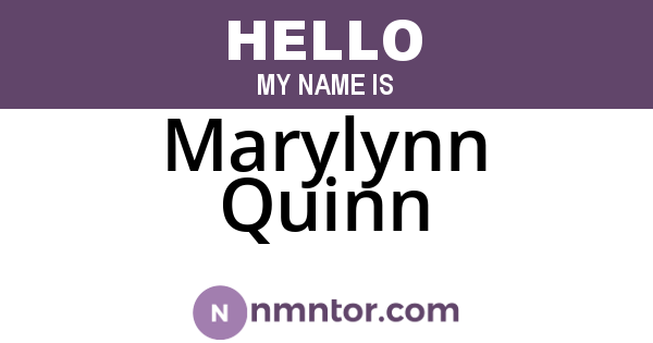 Marylynn Quinn