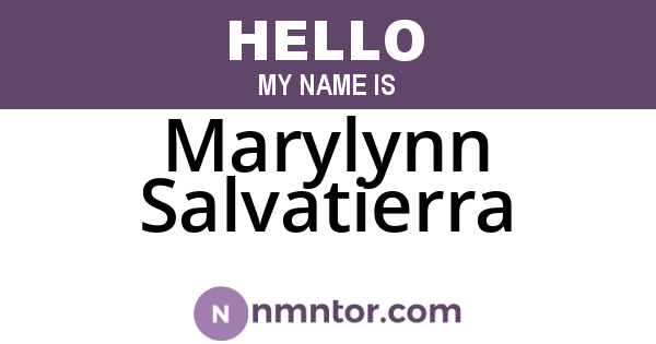 Marylynn Salvatierra