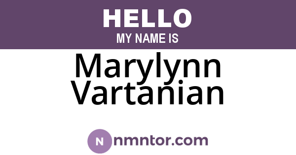 Marylynn Vartanian