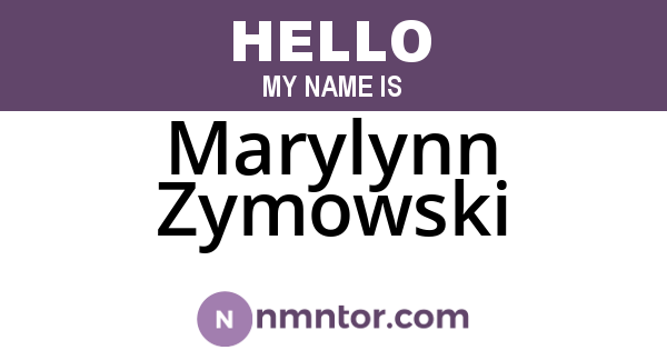 Marylynn Zymowski