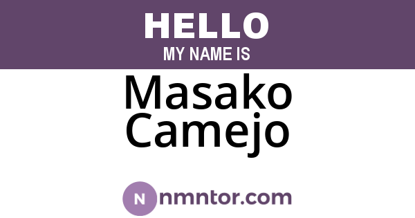 Masako Camejo