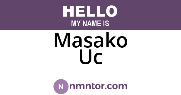 Masako Uc
