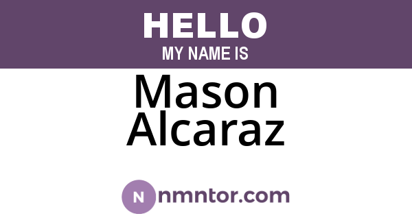Mason Alcaraz