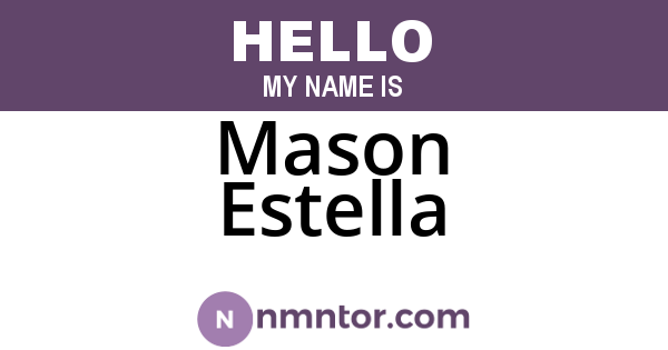 Mason Estella