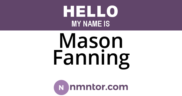 Mason Fanning