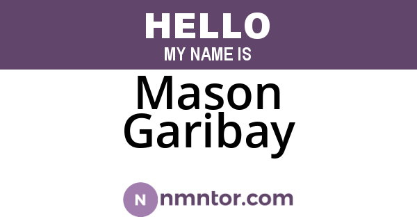 Mason Garibay