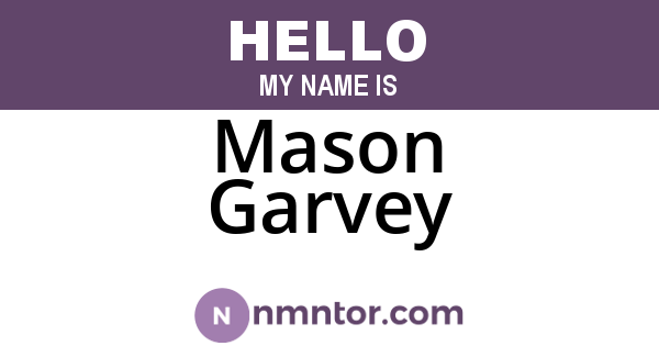 Mason Garvey